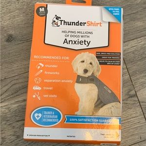ThunderShirt Classic Anxiety & Calming Vest for Dogs, Heather Grey. Size M